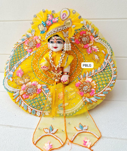Pitambar handwork dress with pagdi and patka