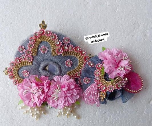 0 no. Grey colour heavy dress with pagdi