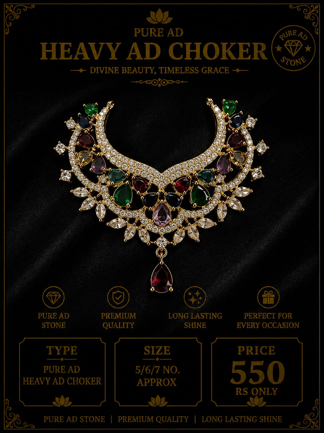 Pure ad heavy choker