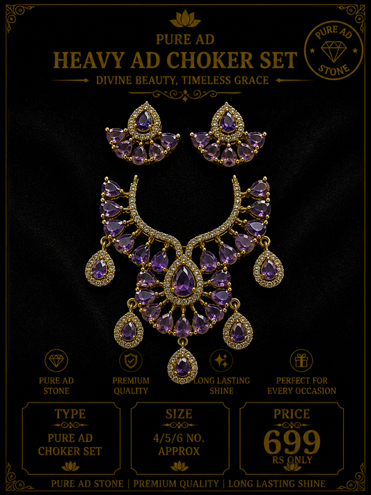 Heavy choker + heavy earing