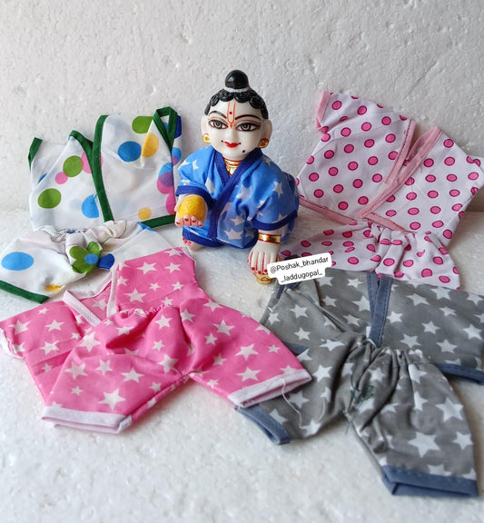 Summer night suit (0 to 7 no.)