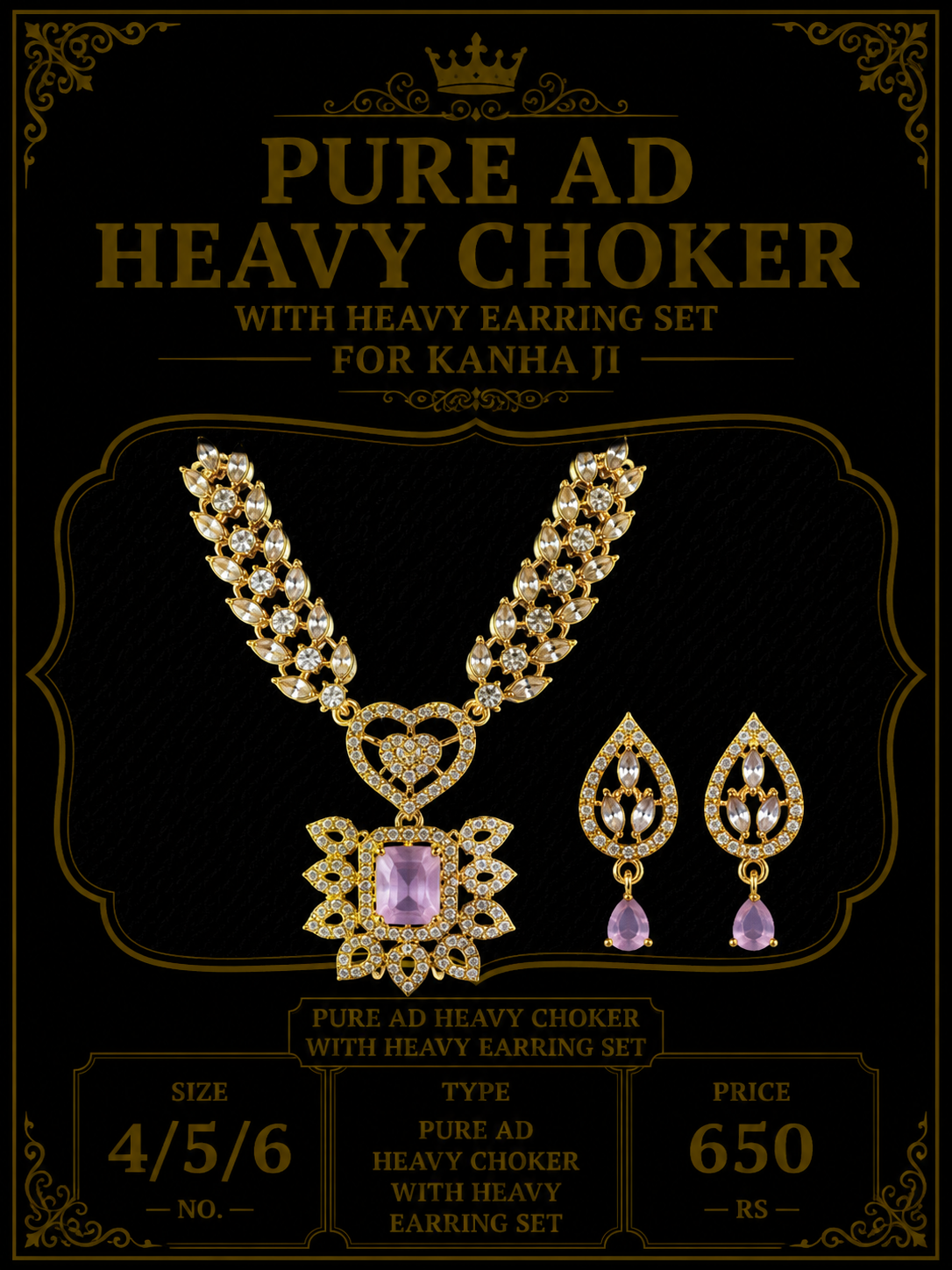 Pure ad heavy Mala + heavy earing