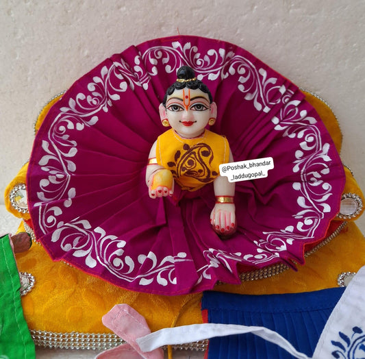 Hand painted cotton dress ( premium quality )