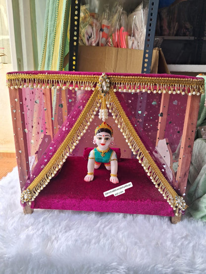 Shahi bed with light and fan