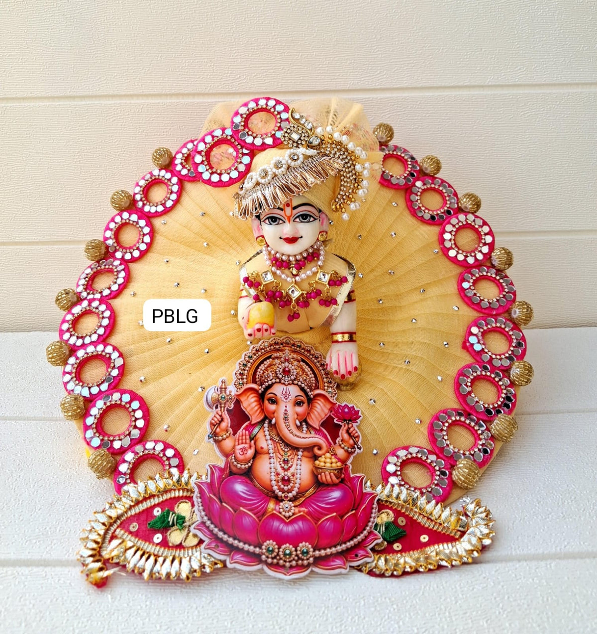 Heavy ganpati ji poshak