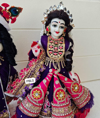Heavy radhakrishna cone poshak