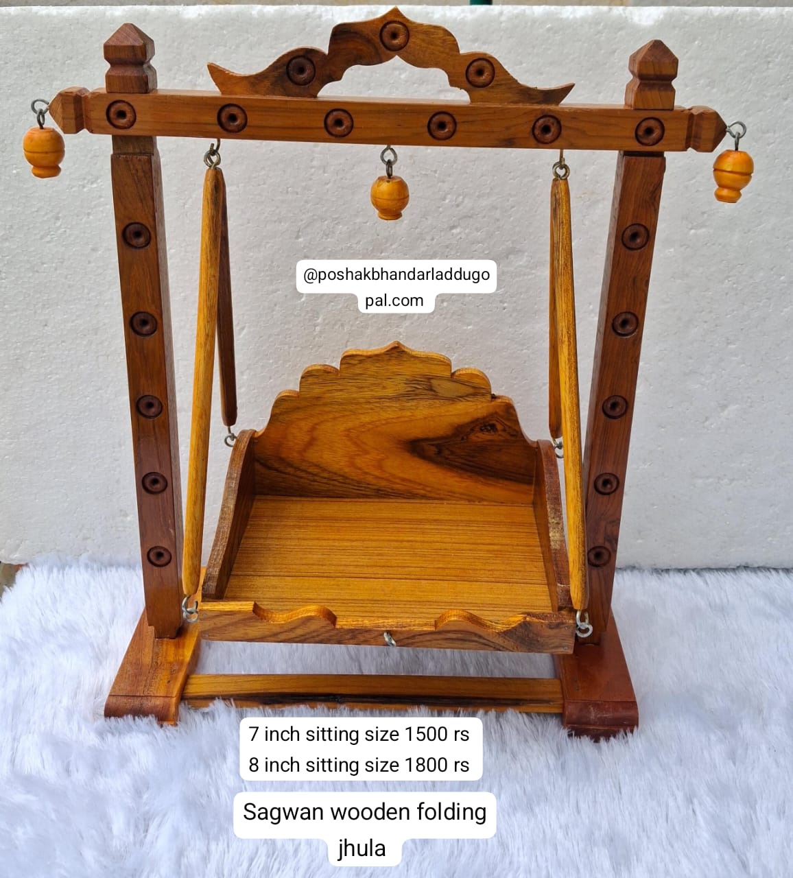 Wooden sagwaan jhula folding