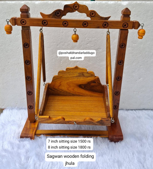 Wooden sagwaan jhula folding