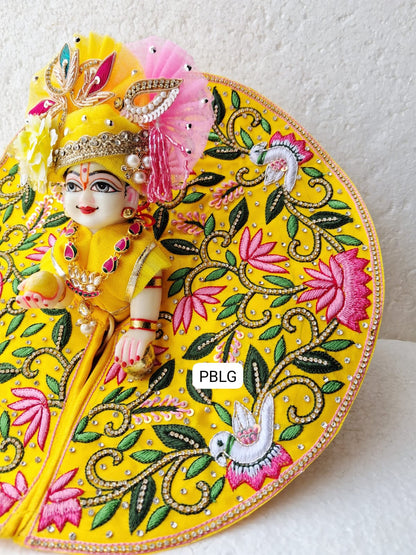 Janmashtami special pure handwork dress with pagdi and patka