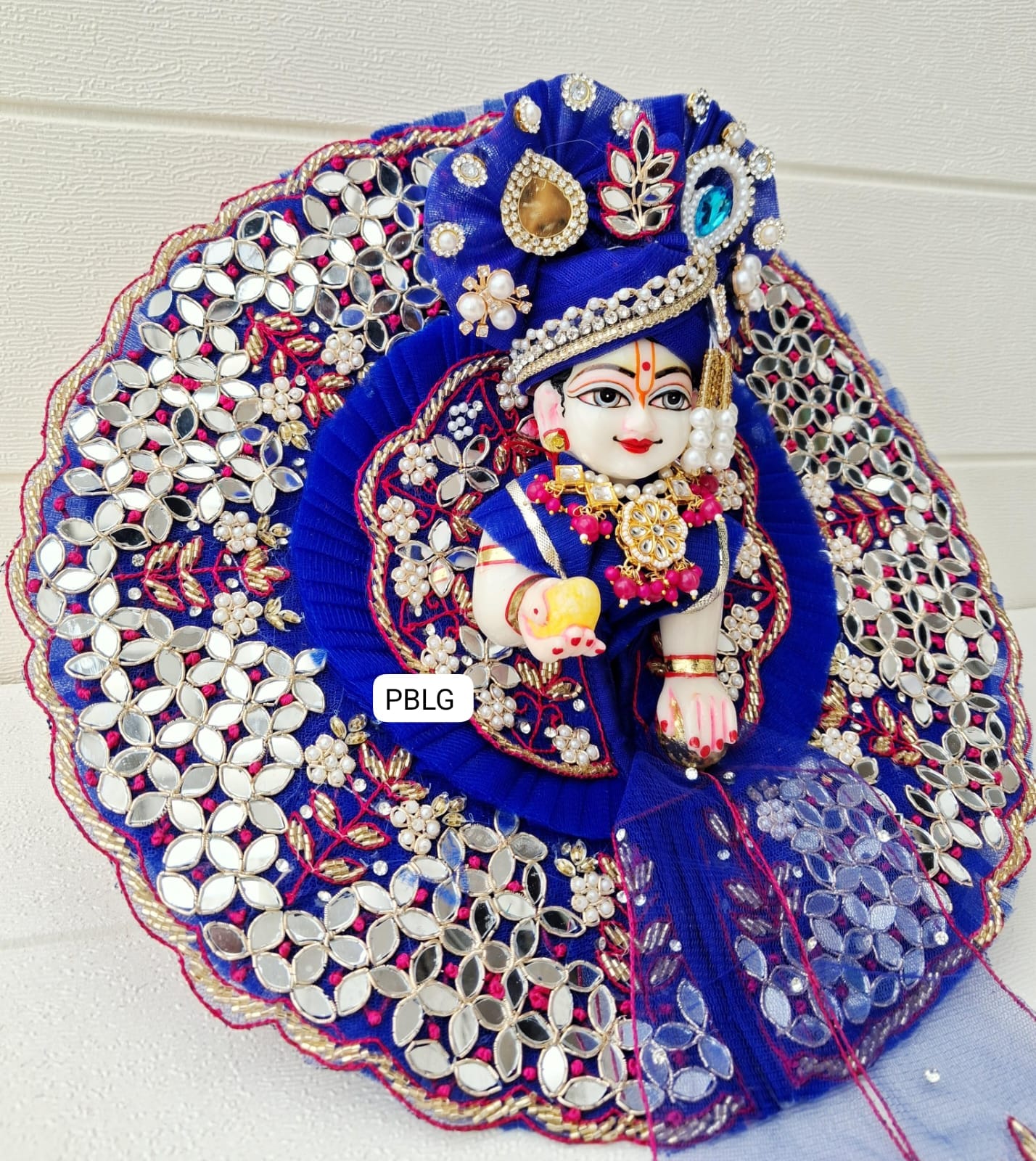 Original mirror handwork dress with pagdi and patka