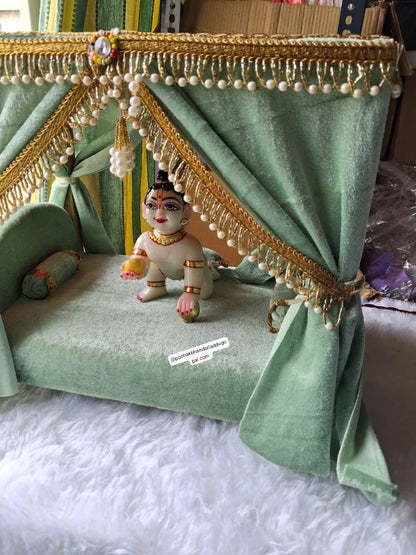 Shahi bed with light and fan