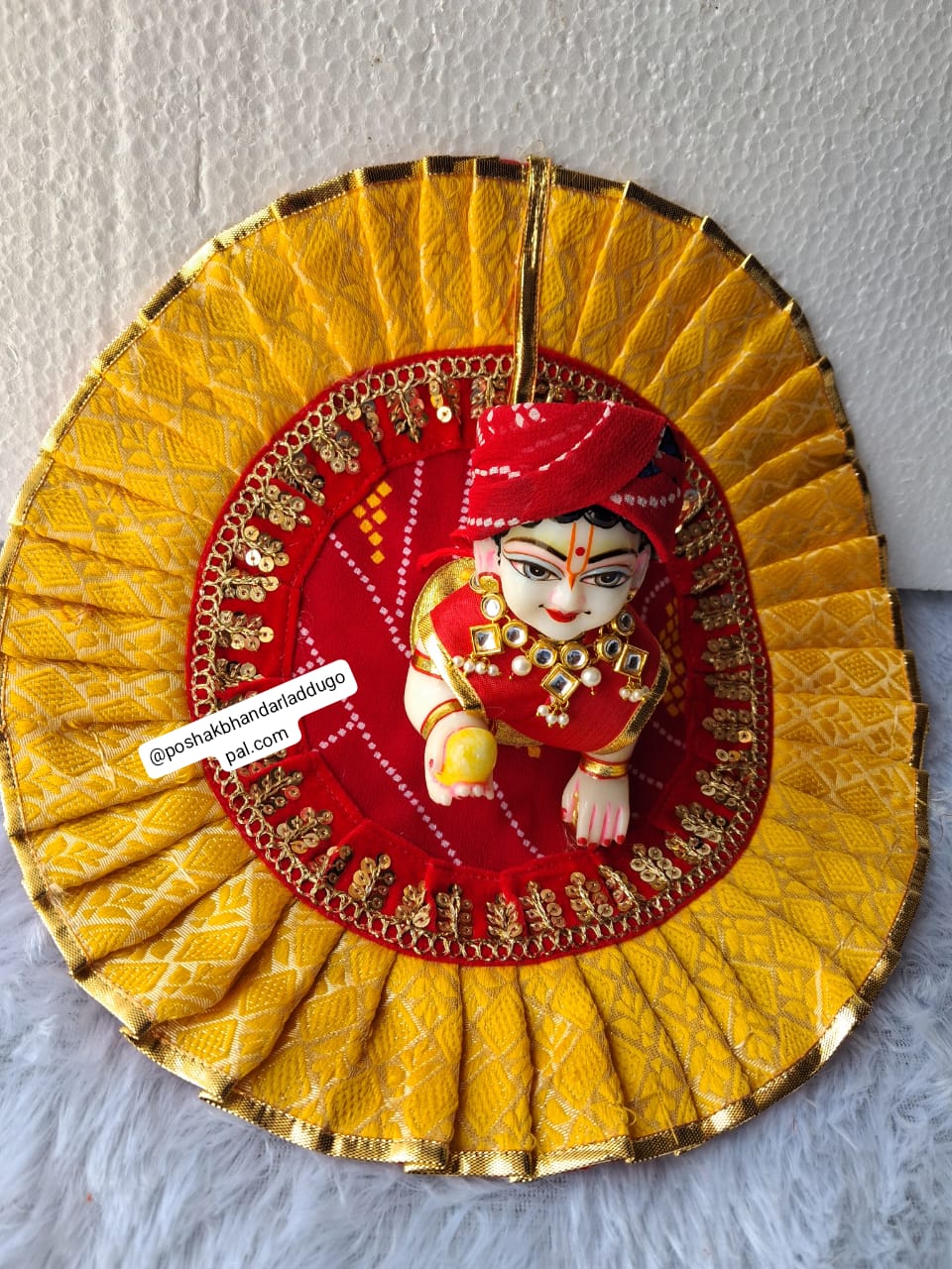 Red - yellow dress with pagdi 2 to 7 no.