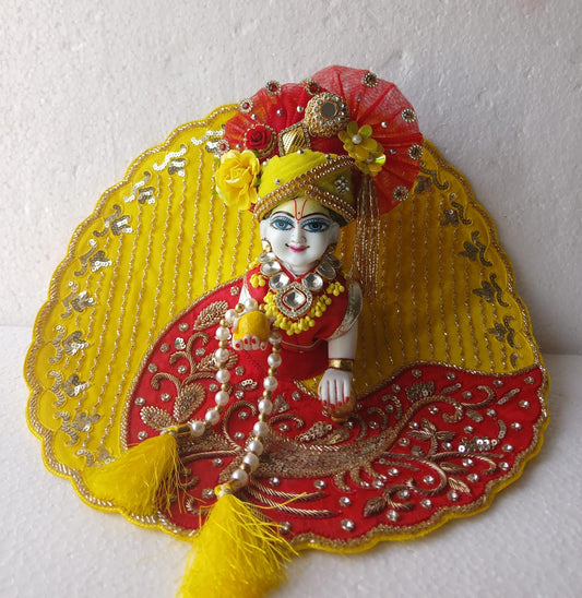 Heavy handwork dress with pagdi