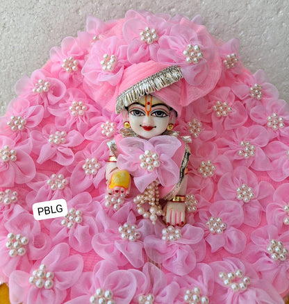 Floral dress with pagdi