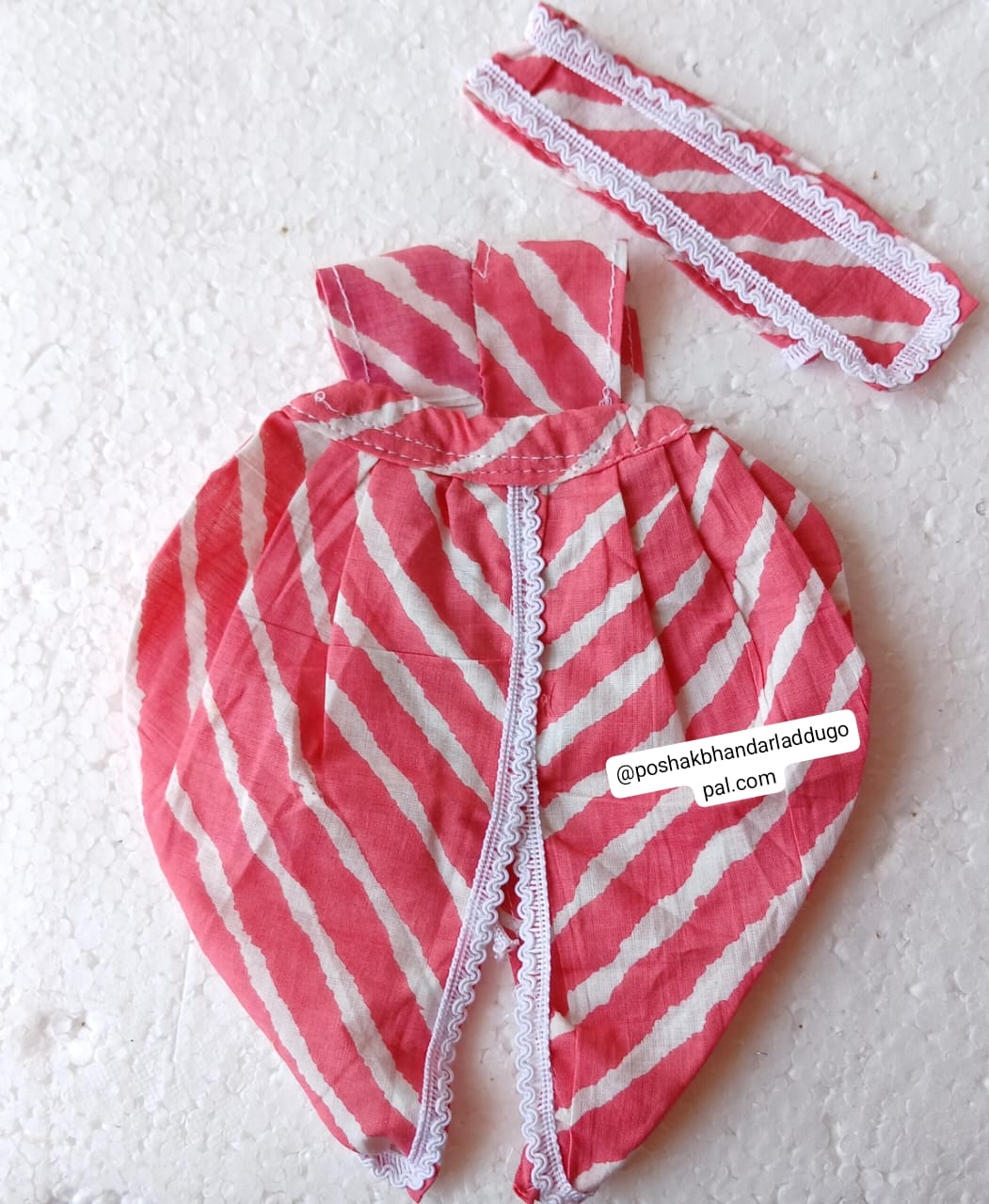 Dhoti + choli + patka for Hanuman ji / ganesh ji / only standing krishna etc