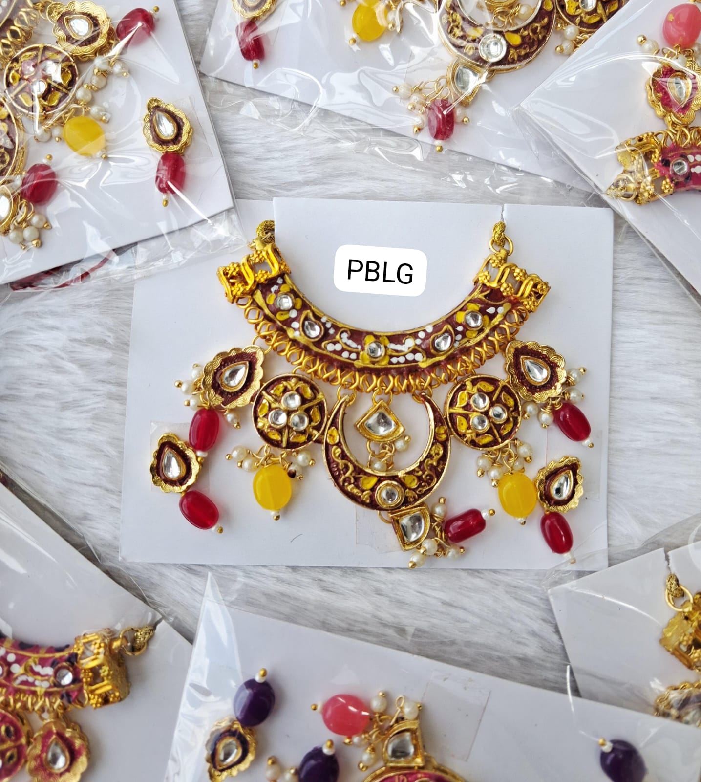 Big size heavy choker + earing