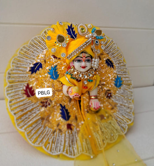 Heavy yellow Handwork poshak