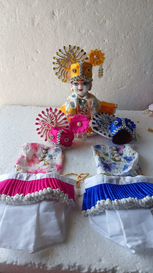 Fancy dress with pagdi