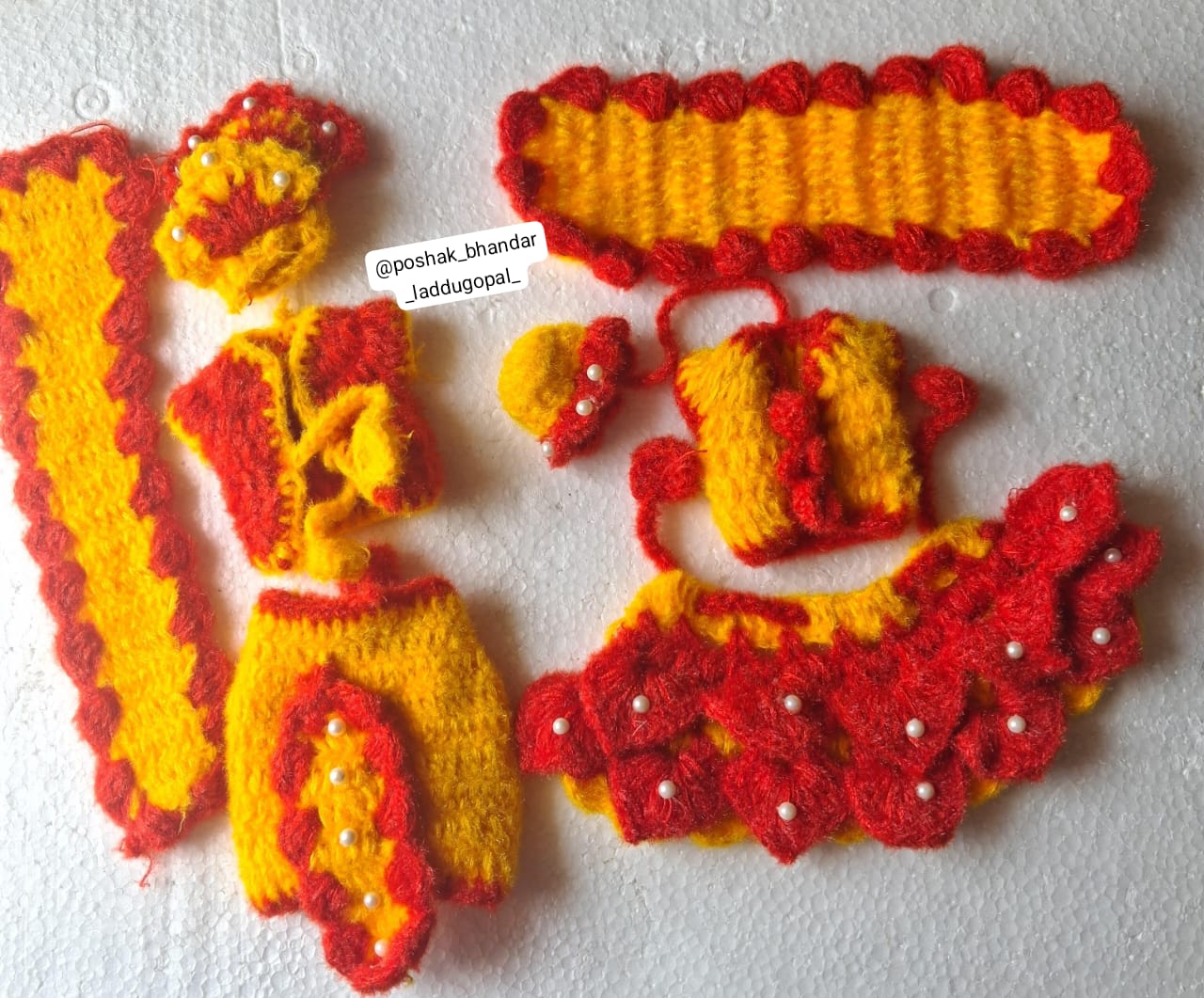 3.5 inch Radhakrishna dress