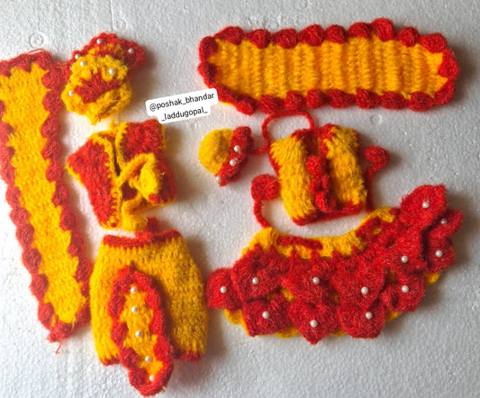 3.5 inch Radhakrishna dress