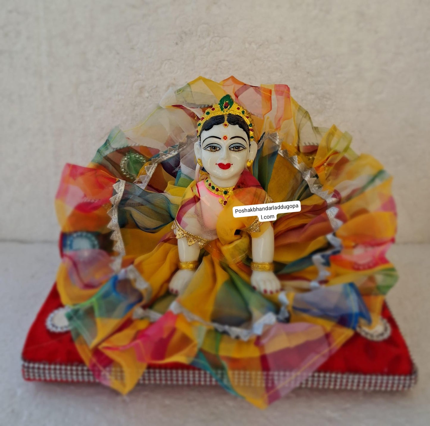 Organza frock with cotton lining