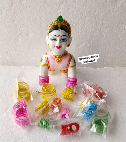 Chudi style bangle for kanha ji and radha ji