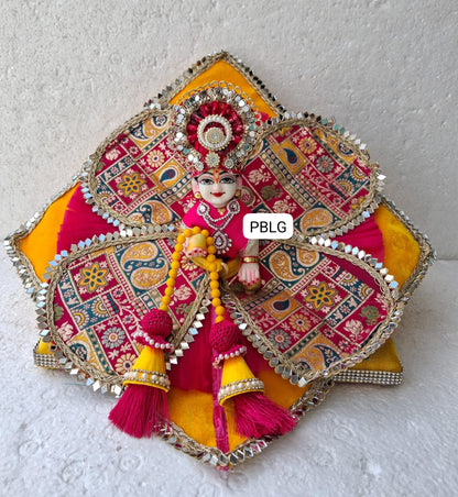Butterfly dress with pagdi and patka