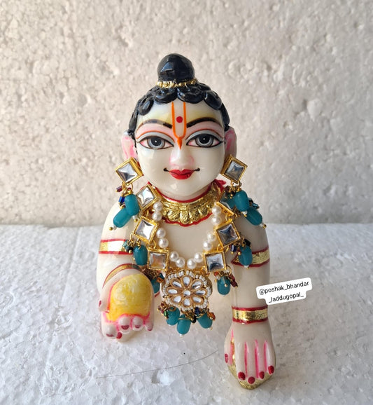 Heavy mala set with earrings