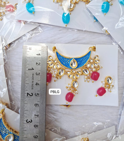 Heavy choker + earing set