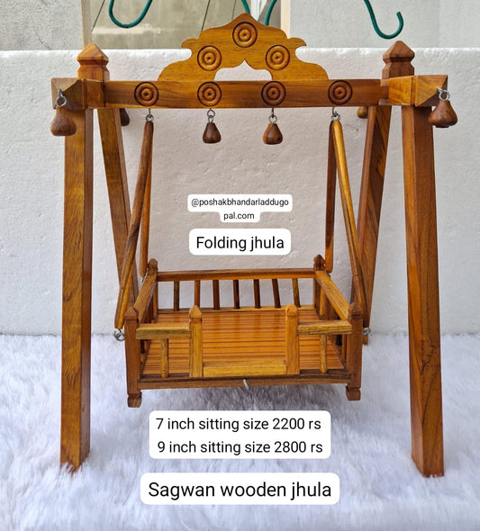 Sagwaan wooden palna foldable
