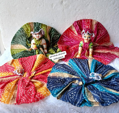 Mix cotton bandhini print dress