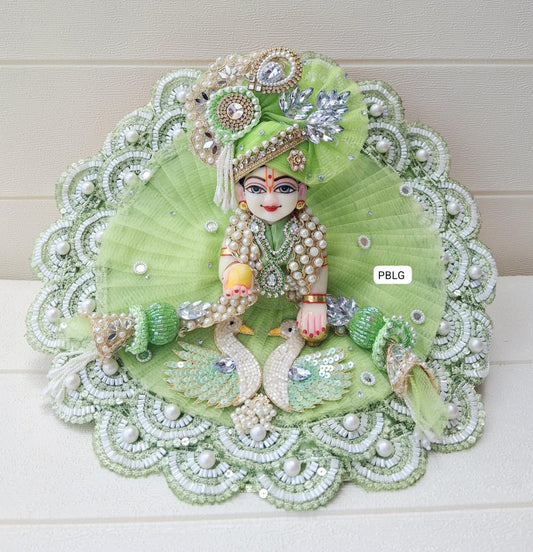 Swan dress with pagdi and patka