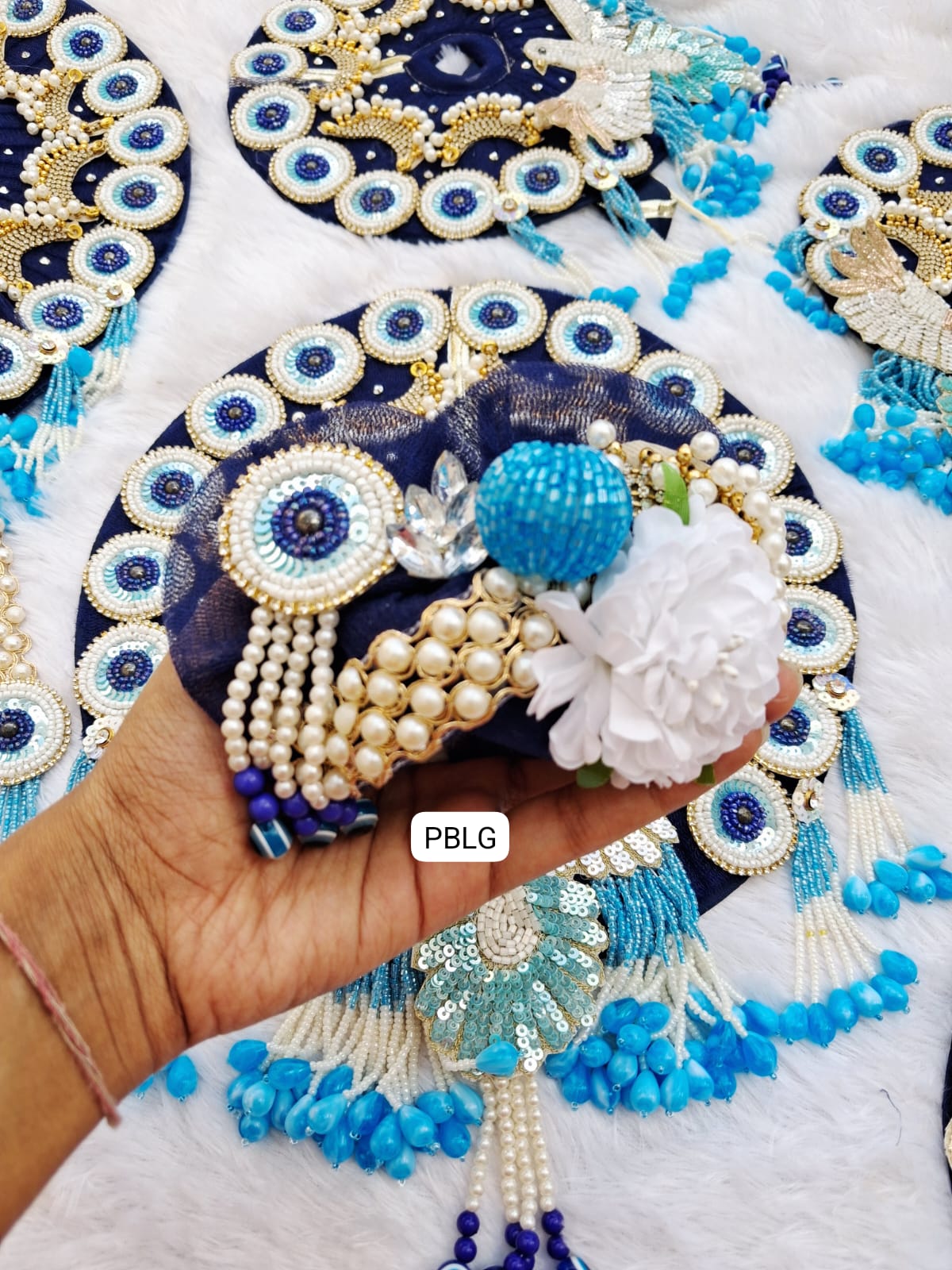 Heavy evil eye poshak