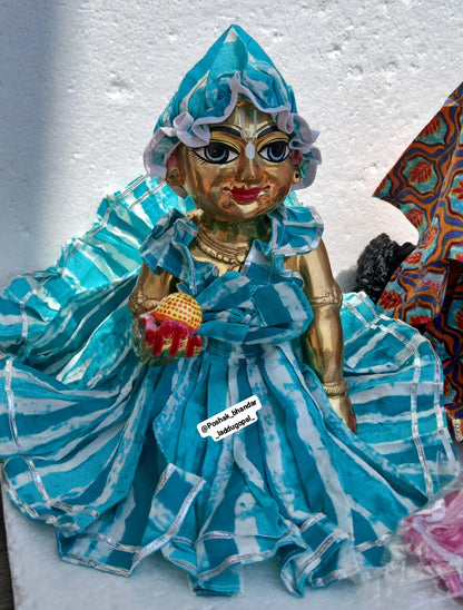 Pure cotton dress for kanha ji