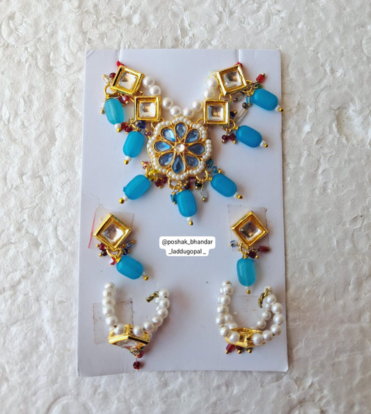 Mala with earrings and bangle