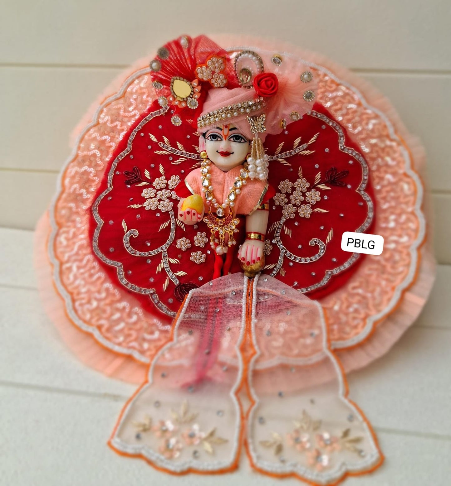 Handwork dress with pagdi and patka