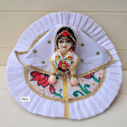 Radharani handpainted dress with duppata