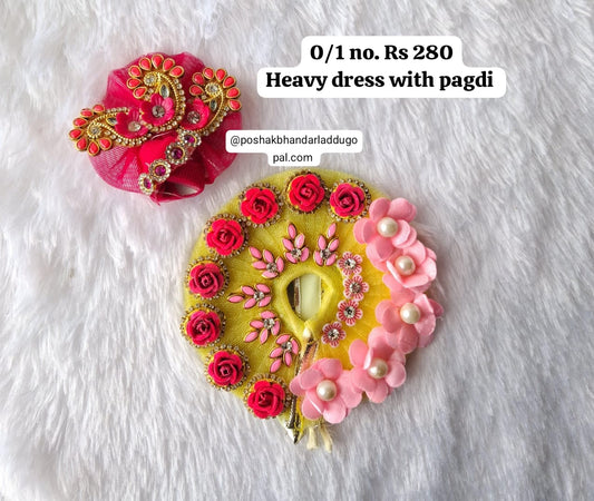 0 no. Heavy dress with pagdi