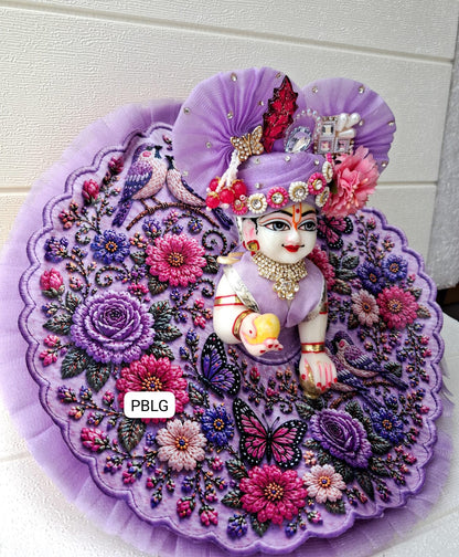 3D digital print dress with pagdi