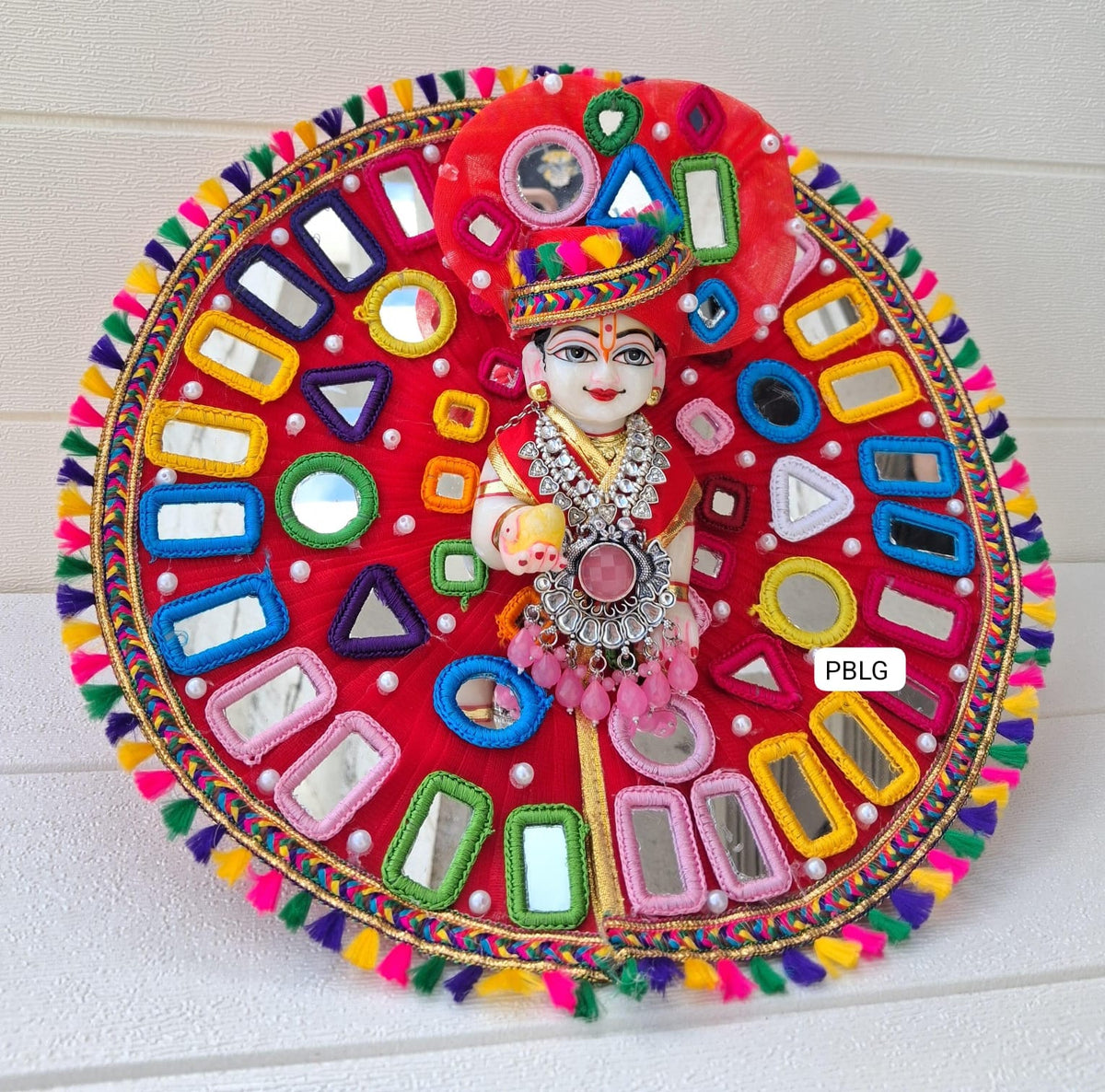 Real mirror Navratri poshak