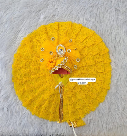 Yellow dress with pagdi ( 1 to 5 no..)