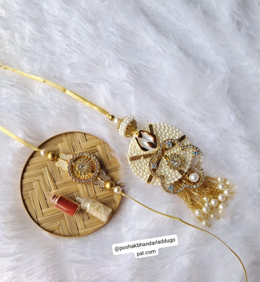 Heavy look rakhi and lumba