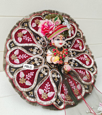 Pure handwork dress with pagdi