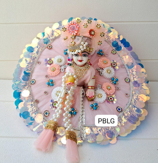 Heavy fancy Pastel colour poshak