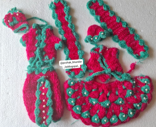 4.5 inch radhakrishna dress