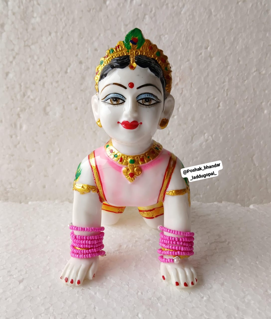 Chudi style bangle for kanha ji and radha ji