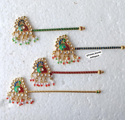 Heavy kundan work Bansi