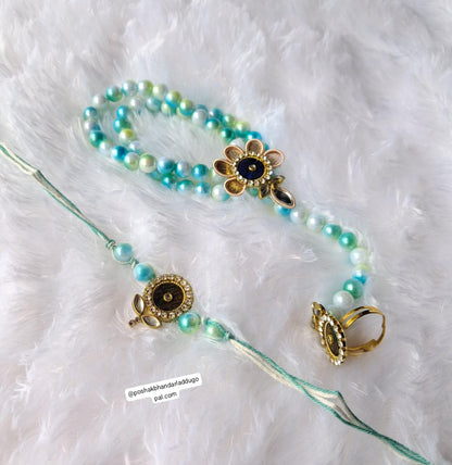 Rakhi + bracelet look lumba