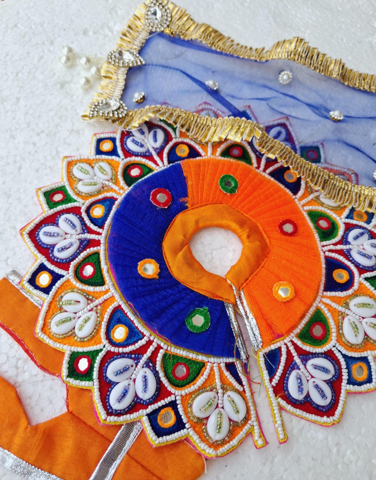 3/4 no. Heavy handwork dress with duppata