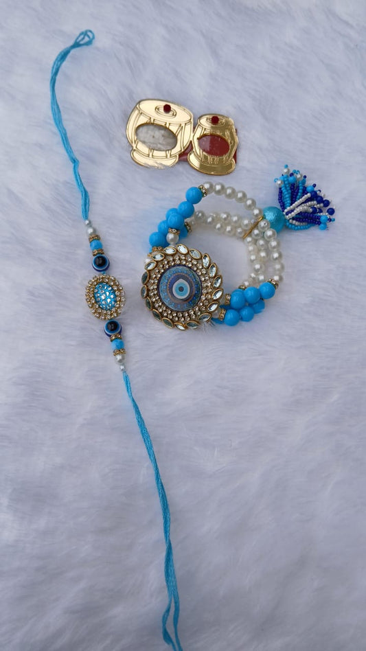 Rakhi with lumba bracelet